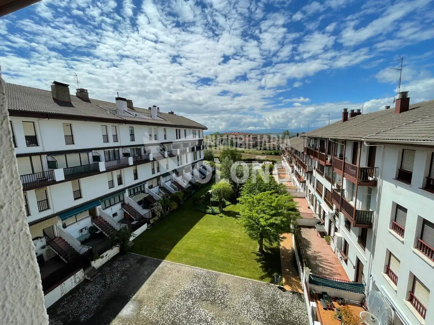 Terrasse von Maisonette zum Verkauf in Labastida / Bastida mit Klimaanlage, Heizung und Parkett