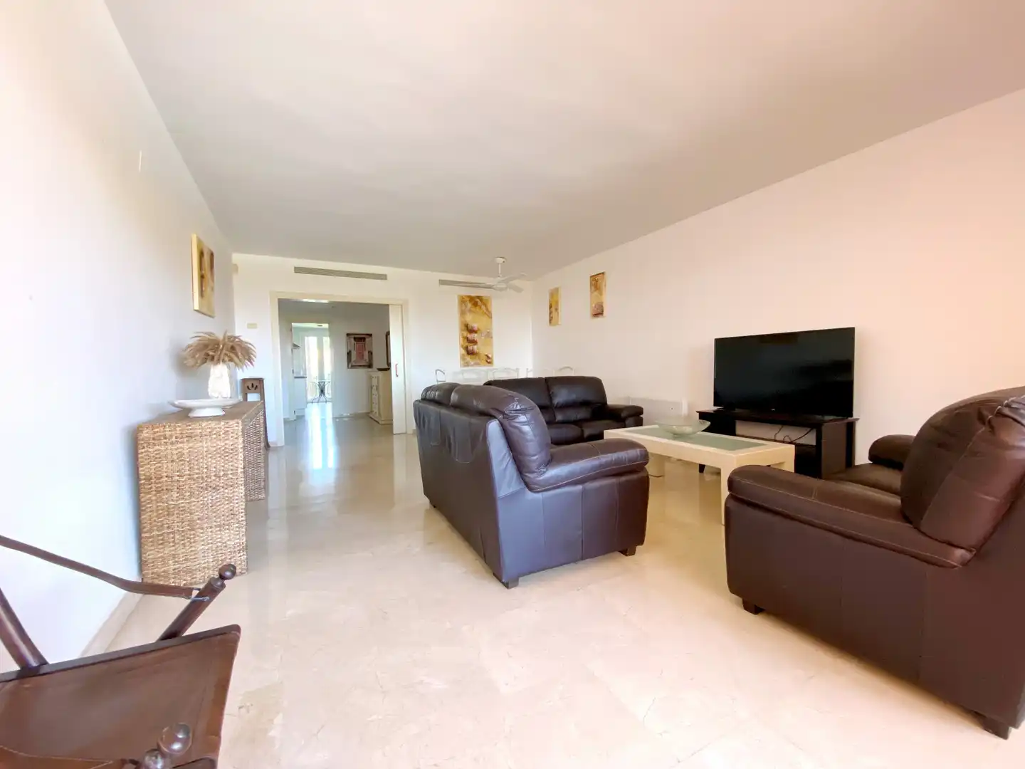 Living room of Apartments for sale in Manilva  with Private garden, Terrace and Storage room