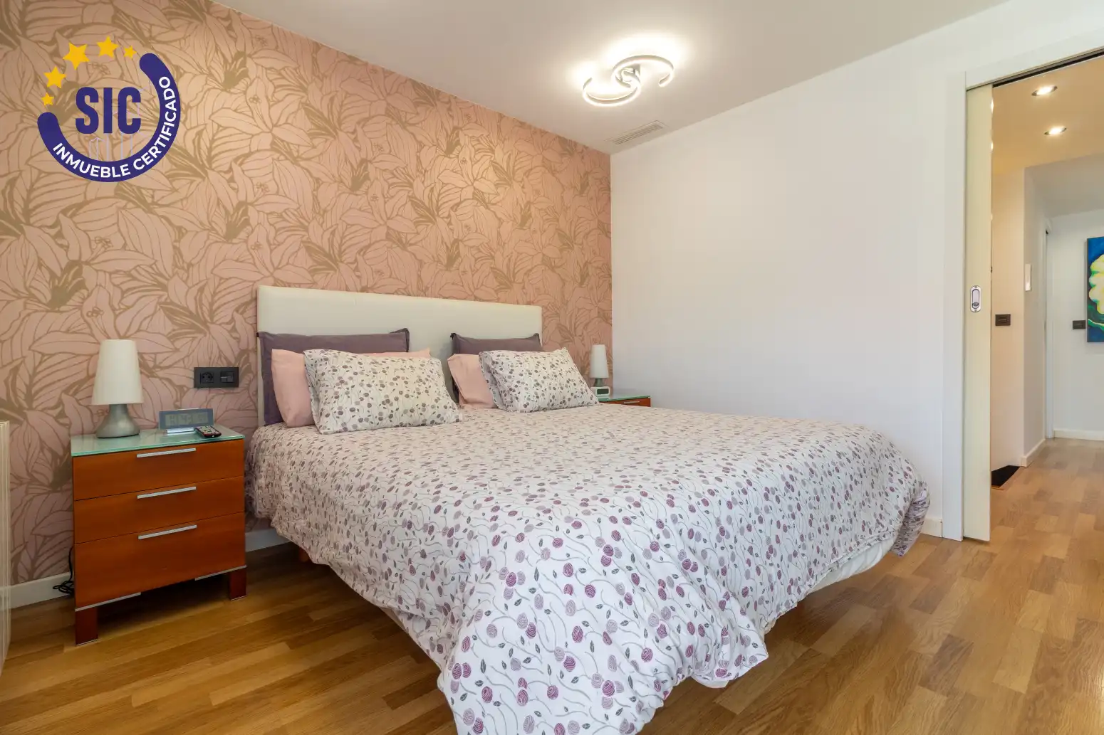Dormitori de Casa adosada en venda en Sagunto / Sagunt amb Aire condicionat, Jardí privat i Parquet