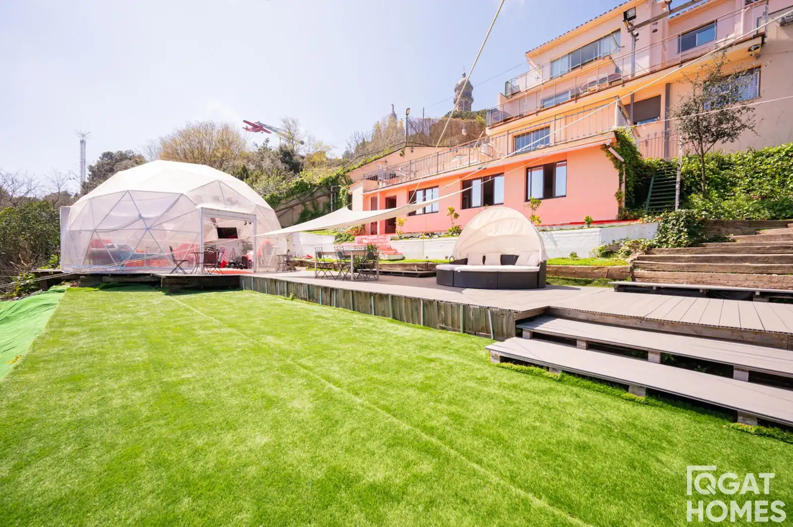 Jardí de Casa o xalet en venda en Barcelona amb Aire condicionat, Calefacció i Jardí privat