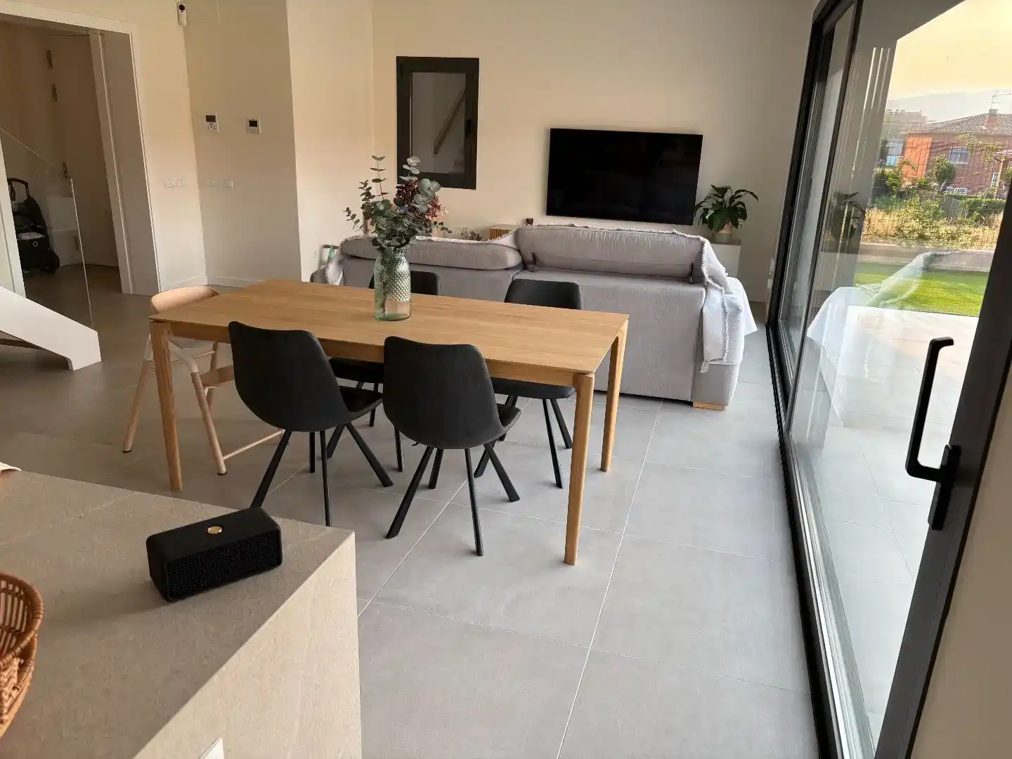 Sala d'estar de Casa o xalet en venda en Llinars del Vallès amb Aire condicionat i Piscina