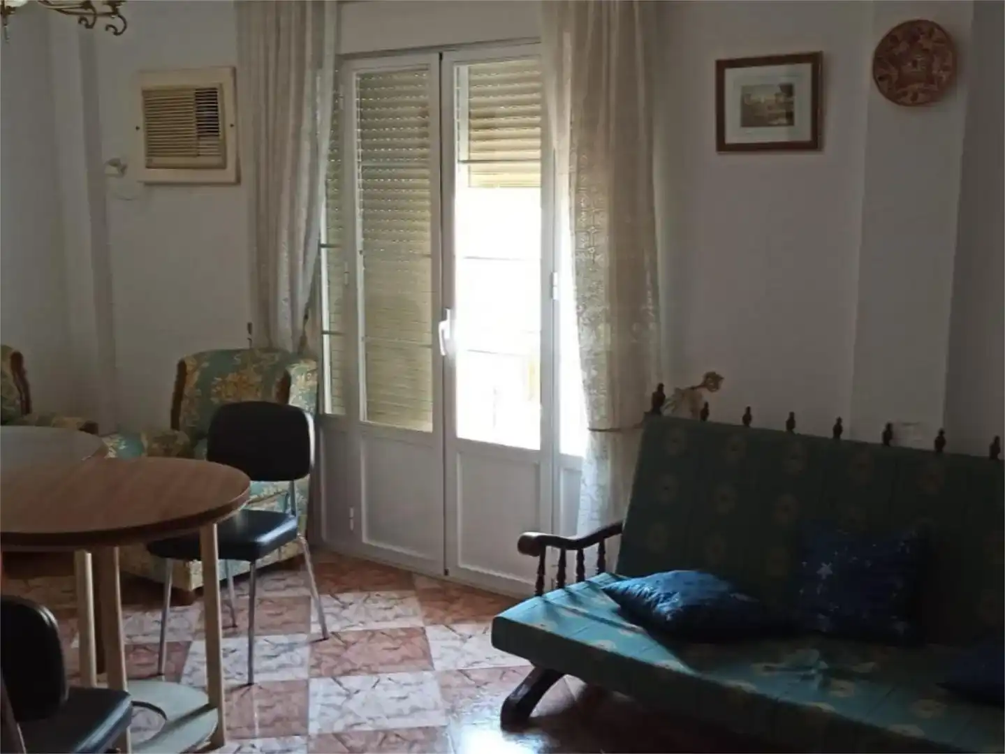 Living room of Flat for rent in Antequera  with Air Conditioner, Furnished and Balcony