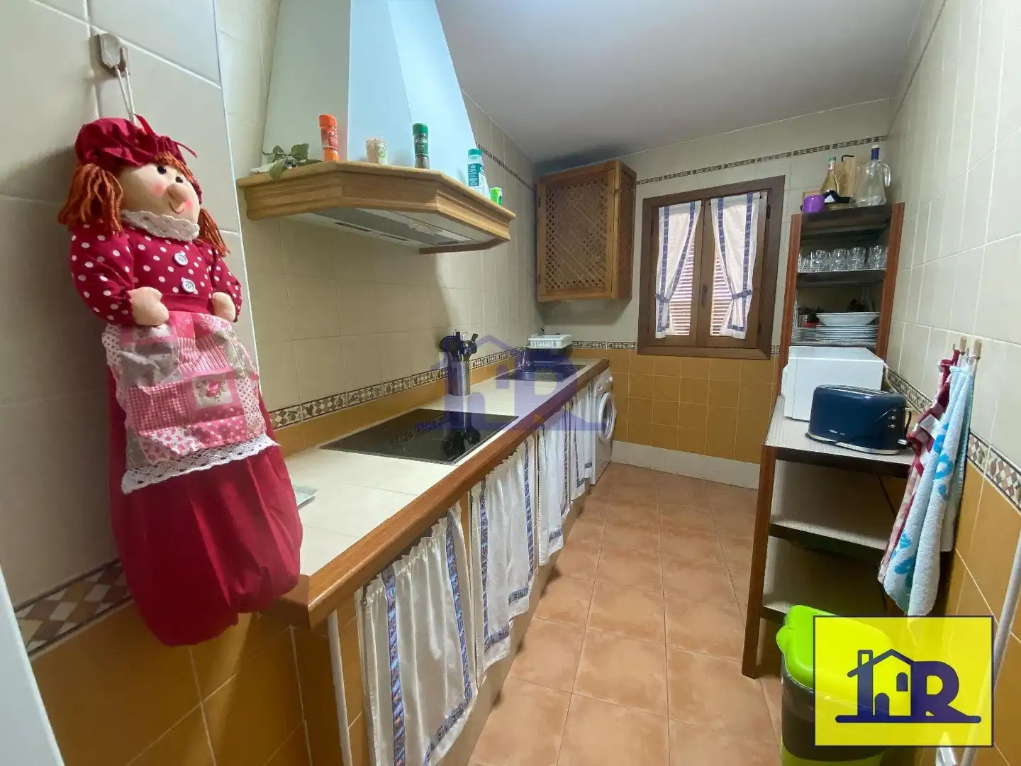 Kitchen of Flat for sale in Cuenca  with Heating, Terrace and Furnished