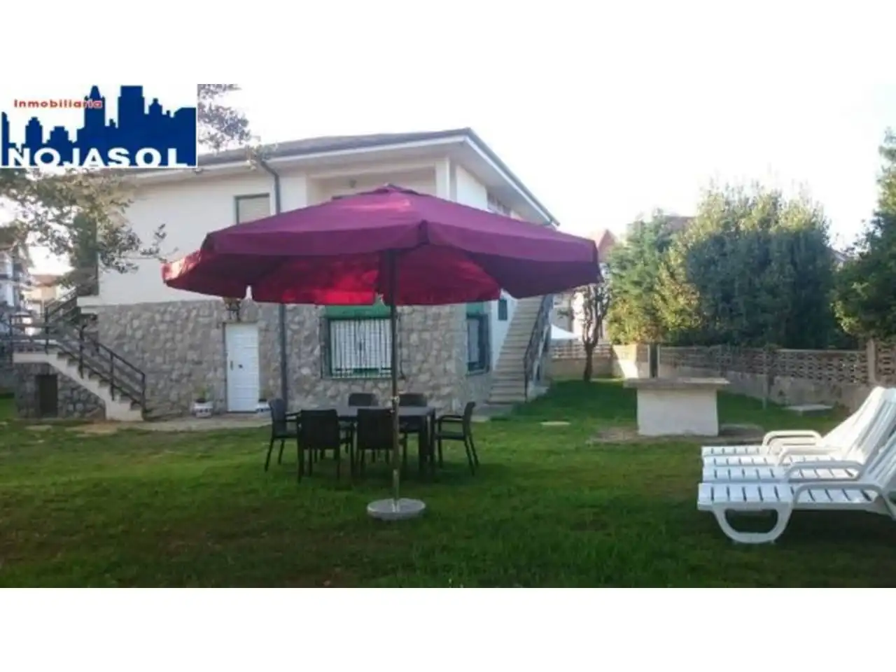 Jardín de Casa o chalet de alquiler en Noja con Terraza y Amueblado