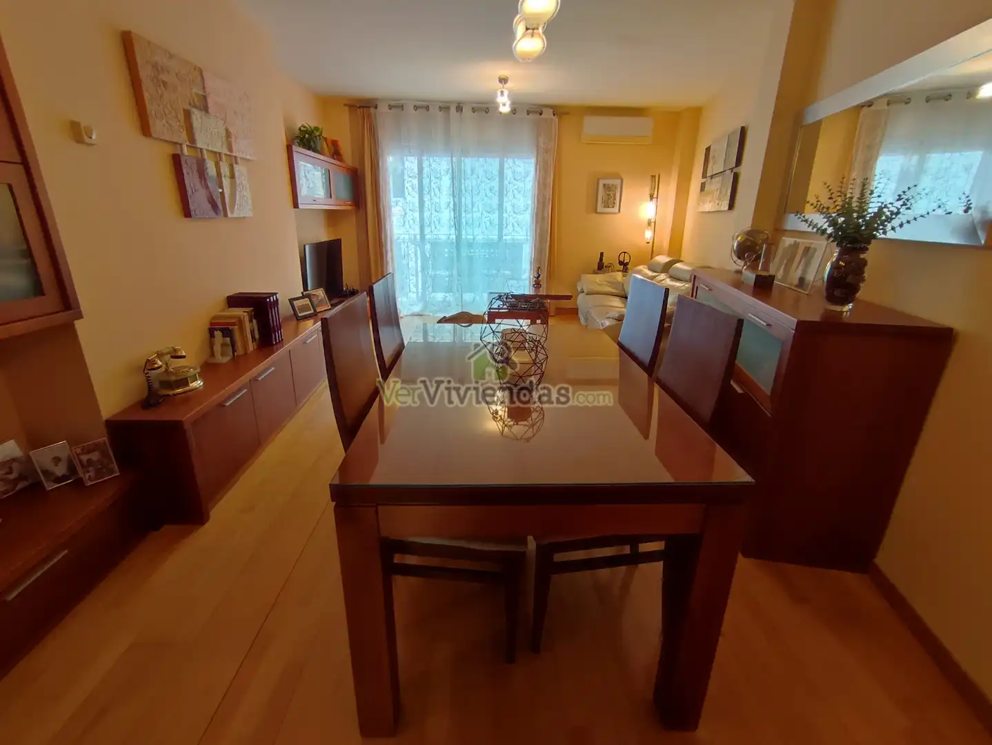 Sala de estar de Piso en venta en Barcelona con Aire acondicionado, Calefacción y Parquet