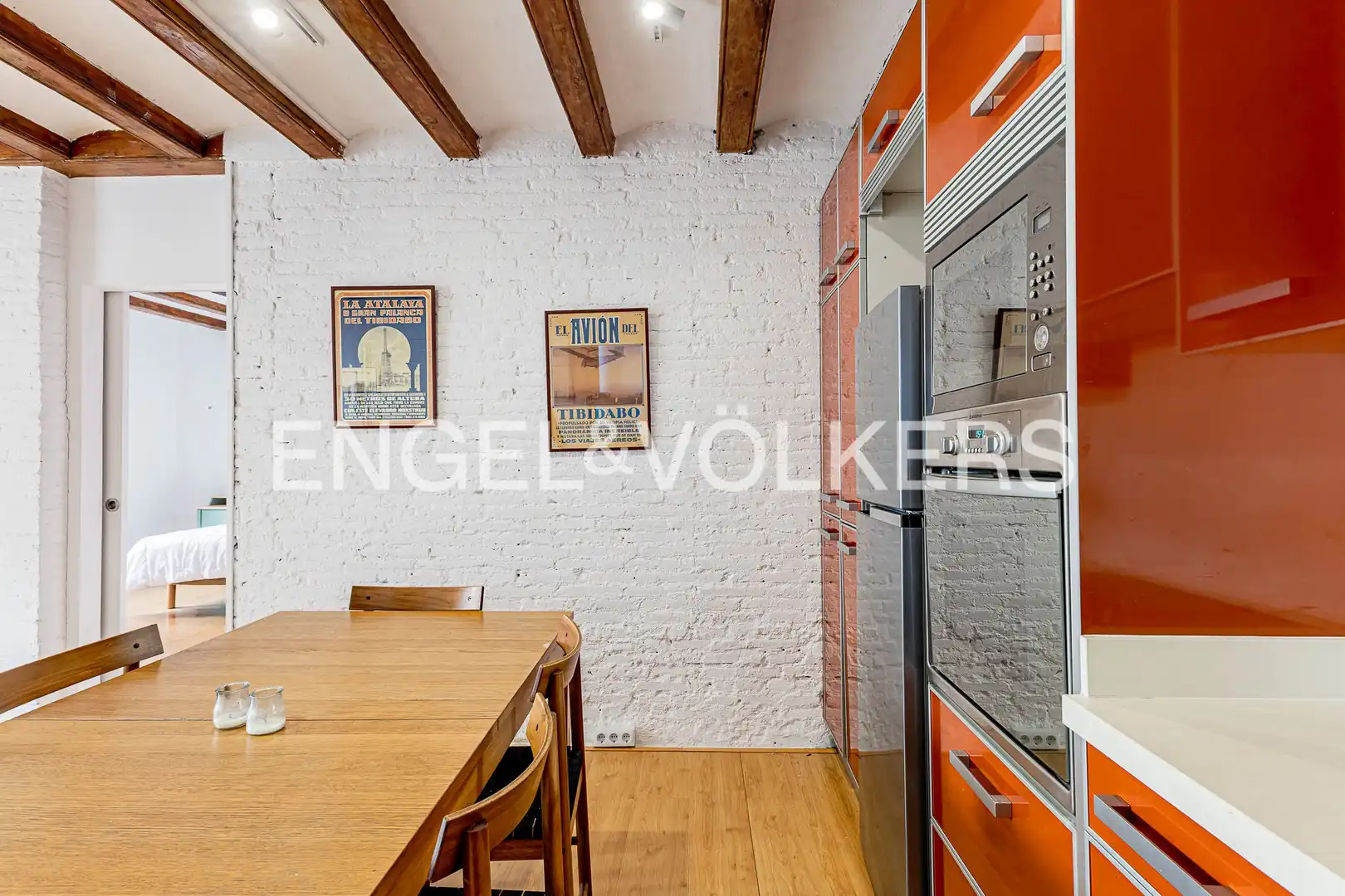 Cocina de Piso en venta en Barcelona con Aire acondicionado, Calefacción y Amueblado