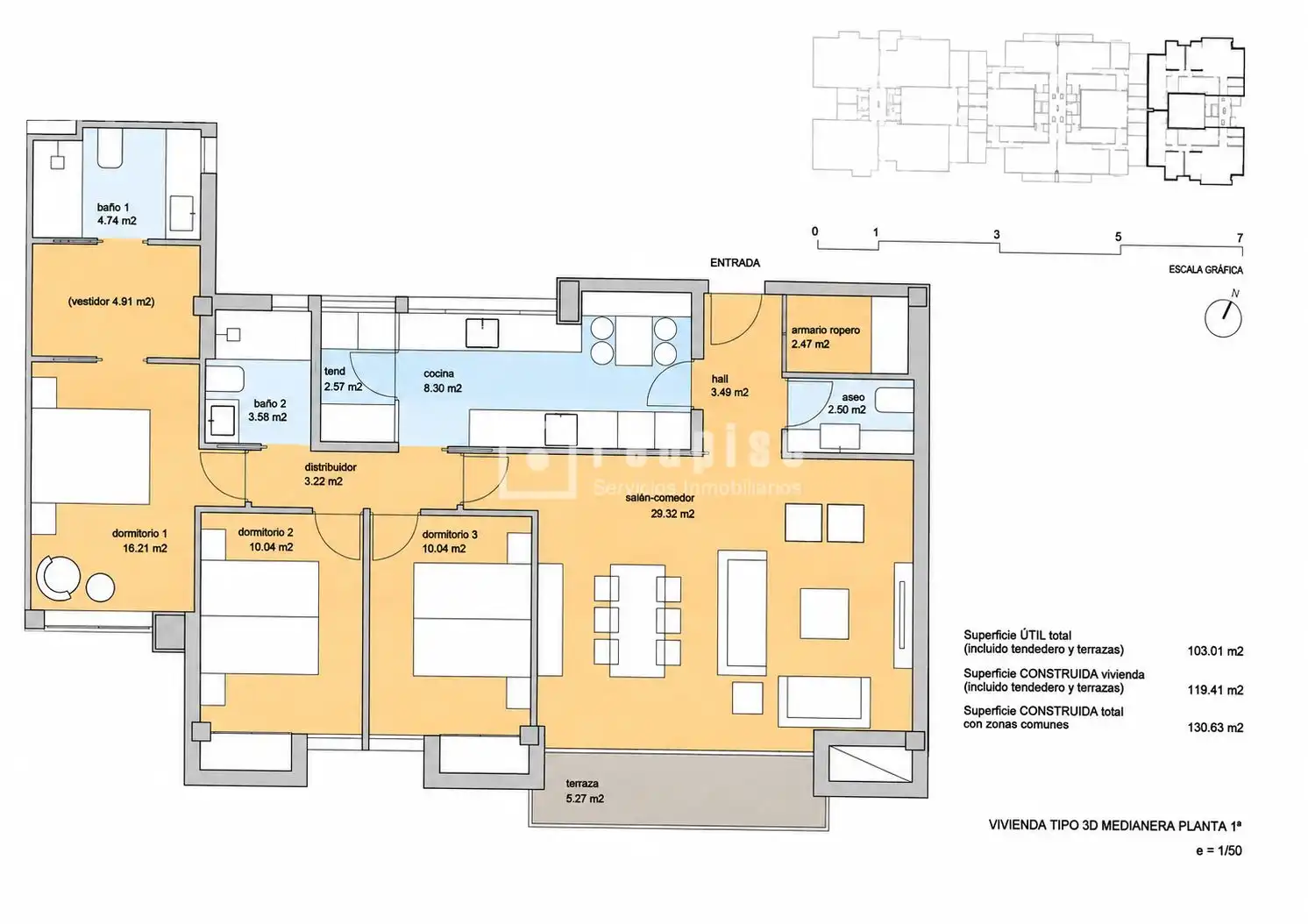 Piso en venta en Rivas-Vaciamadrid con Aire acondicionado, Calefacción y Jardín privado