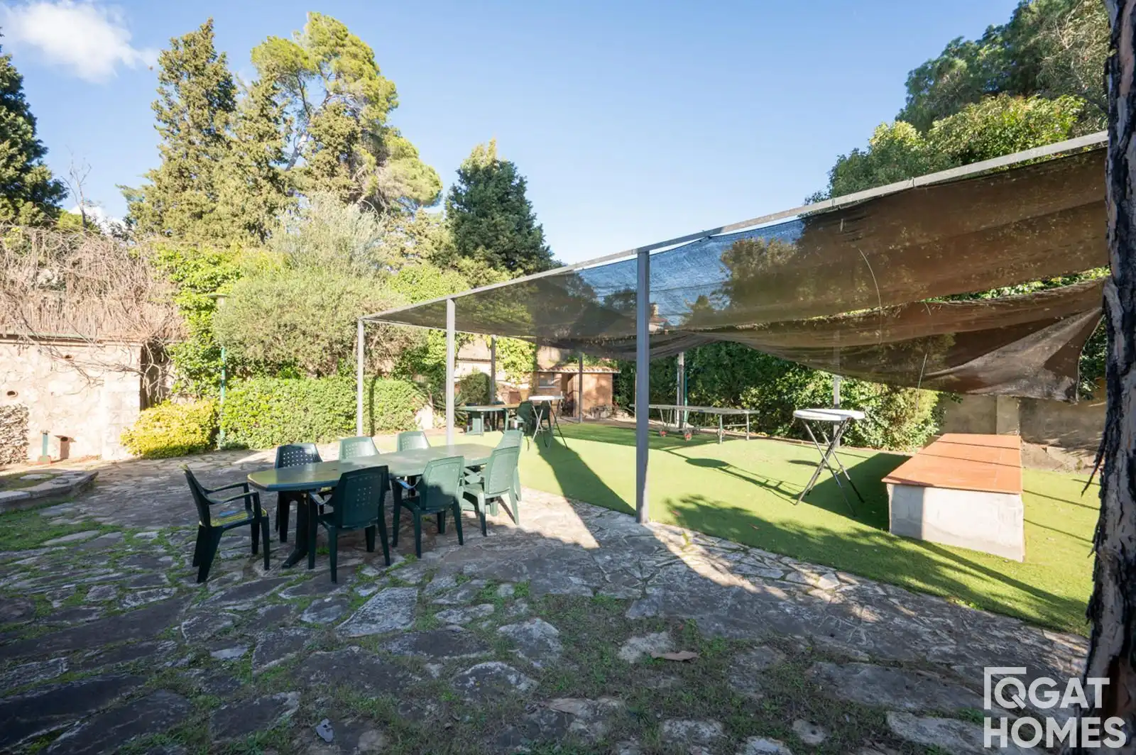 Garden of Houses for sale in Sant Cugat del Vallès  with Air Conditioner, Heating and Alarm