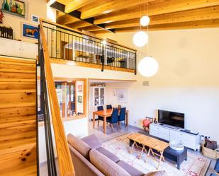 Living room of Attic for sale in L'Esquirol  with Heating, Terrace and Balcony