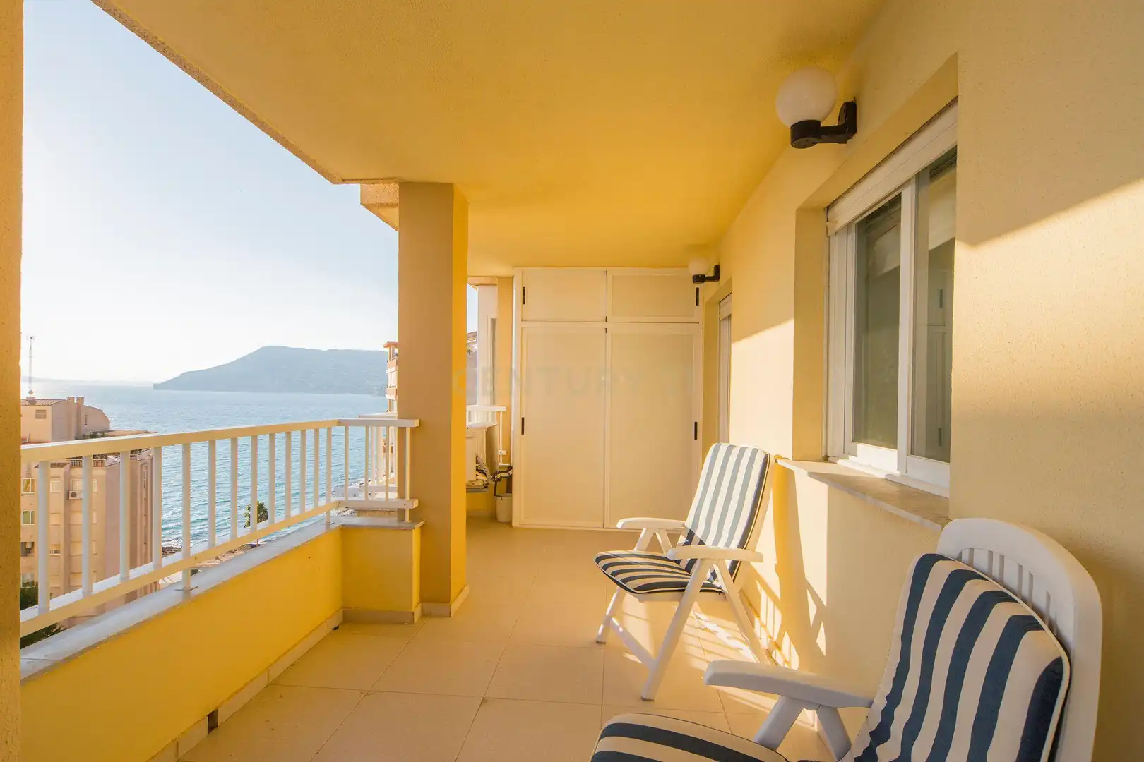 Terrassa de Apartament en venda en Calpe / Calp amb Aire condicionat i Piscina comunitària