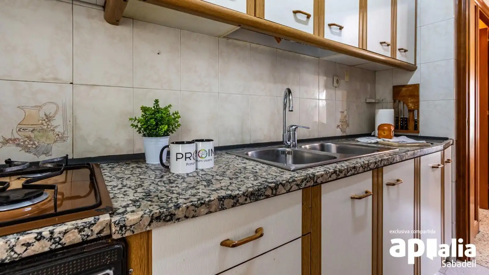 Cocina de Piso en venta en Sabadell con Aire acondicionado, Calefacción y Terraza