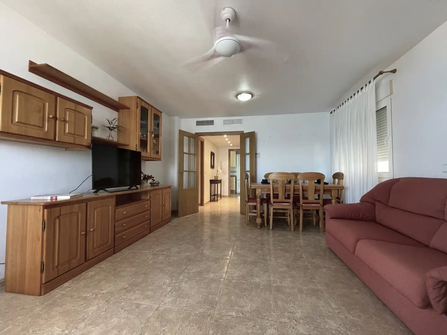 Wohnzimmer von Wohnung zum Verkauf in La Manga del Mar Menor mit Klimaanlage, Terrasse und Möbliert