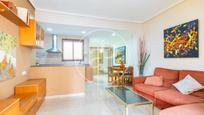 Living room of Flat for sale in Sueca  with Heating, Terrace and Furnished