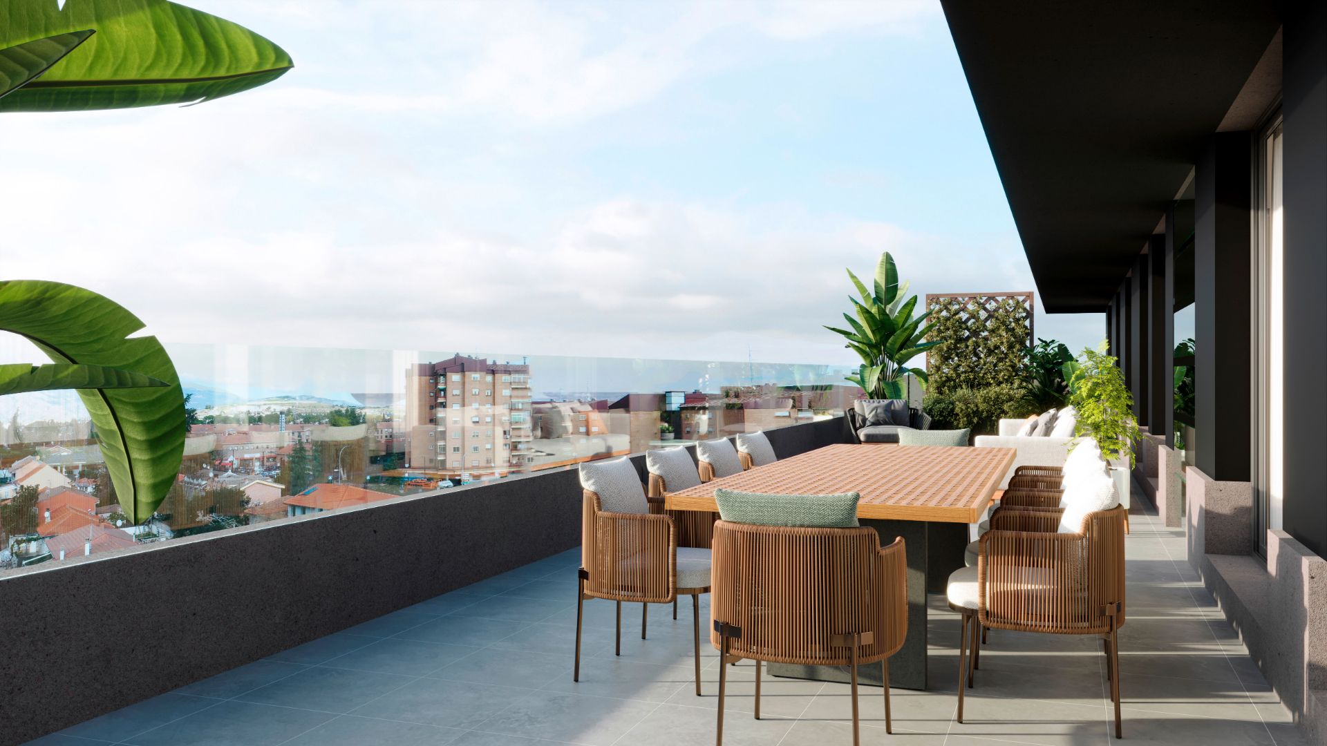 Terrace of Duplex for sale in Colmenar Viejo  with Air Conditioner, Terrace and Oven