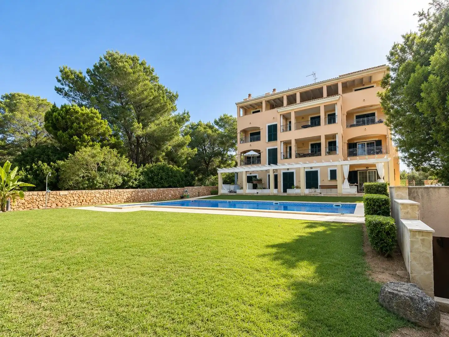 Exterior view of Flat for sale in Llucmajor  with Air Conditioner, Heating and Private garden