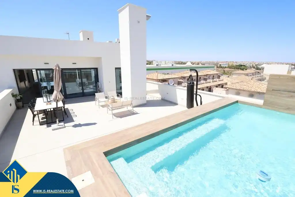 Piscina de Àtic de lloguer en Orihuela amb Terrassa, Piscina i Moblat
