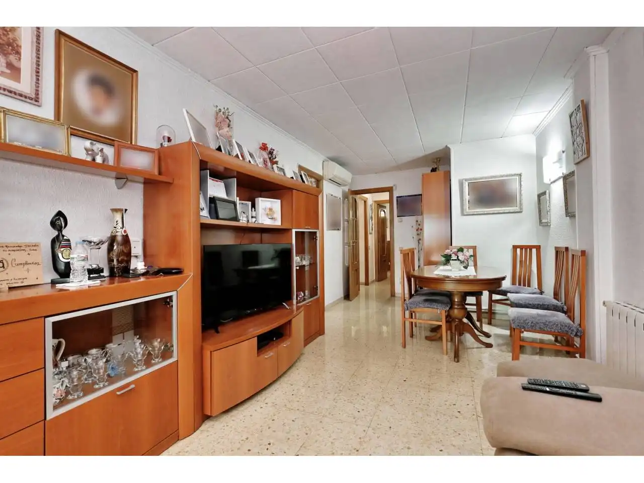 Sala de estar de Piso en venta en Barcelona con Aire acondicionado, Calefacción y Balcón
