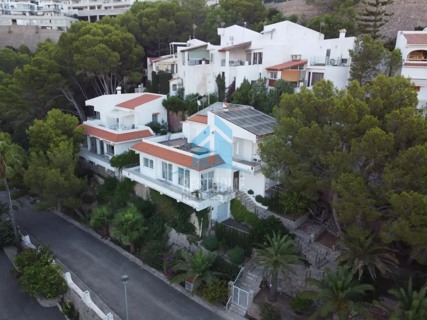 Exterior view of Houses for sale in Cullera  with Air Conditioner, Terrace and Jacuzzi