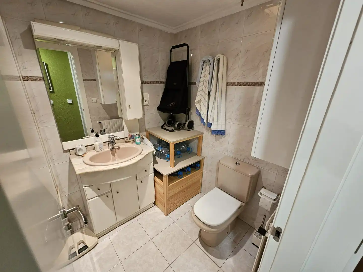 Badezimmer von Wohnung zum Verkauf in Valencia mit Balkon