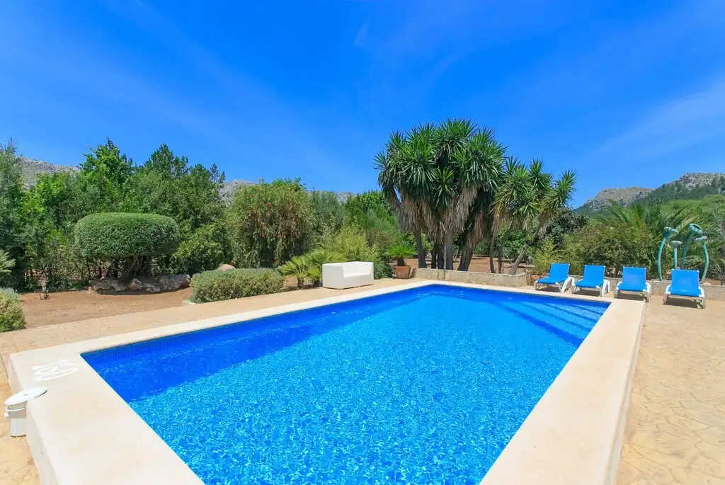 Piscina de Finca rústica en venta en Pollença con Jardín privado, Terraza y Piscina