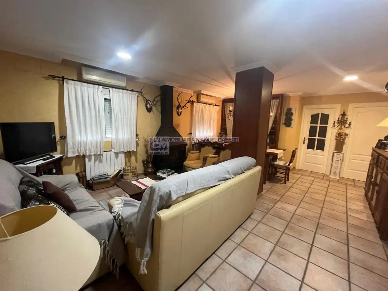 Sala de estar de Casa o chalet en venta en Casar de Cáceres con Calefacción, Jardín privado y Terraza