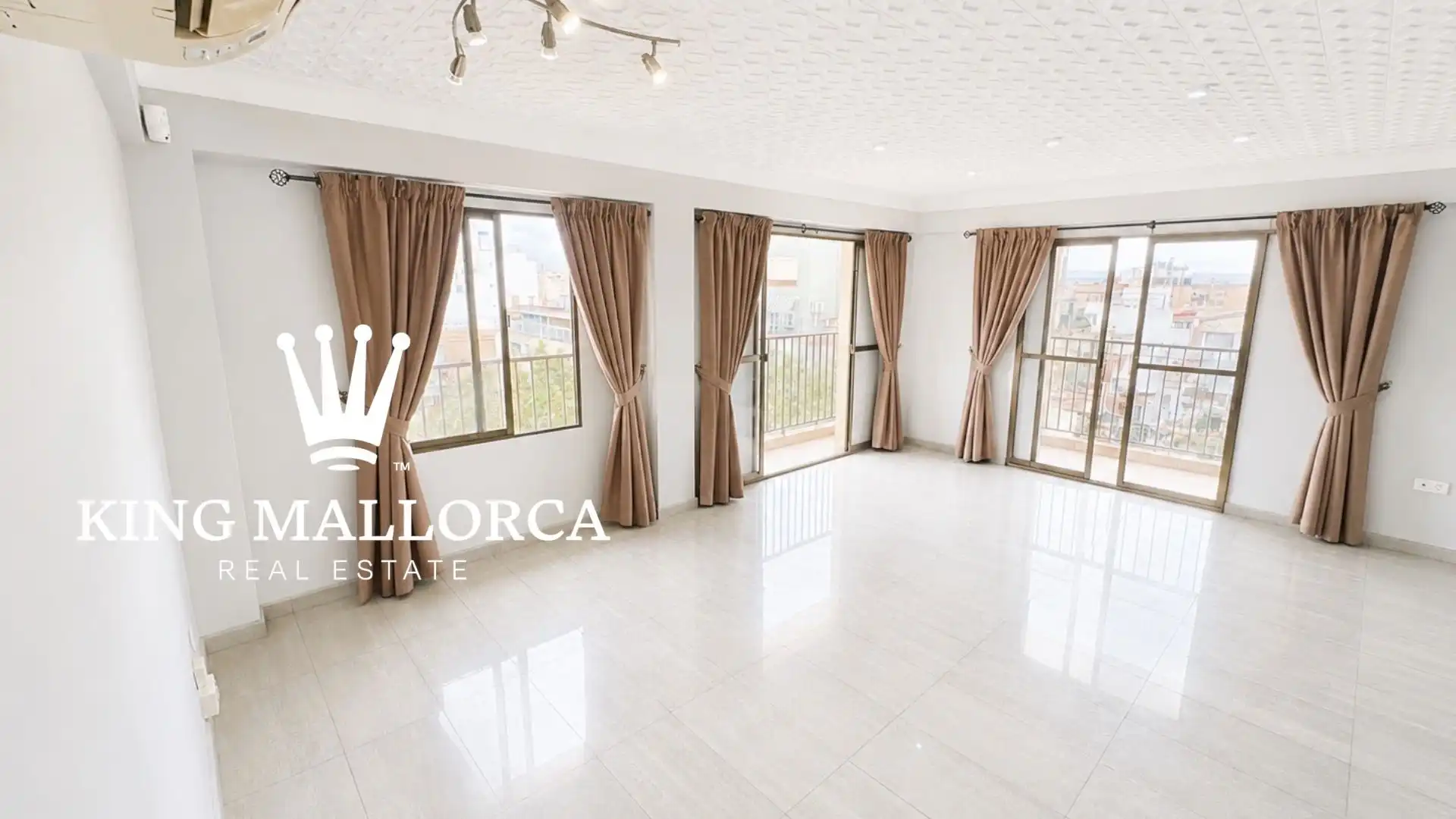 Sala de estar de Piso en venta en  Palma de Mallorca con Aire acondicionado, Calefacción y Terraza
