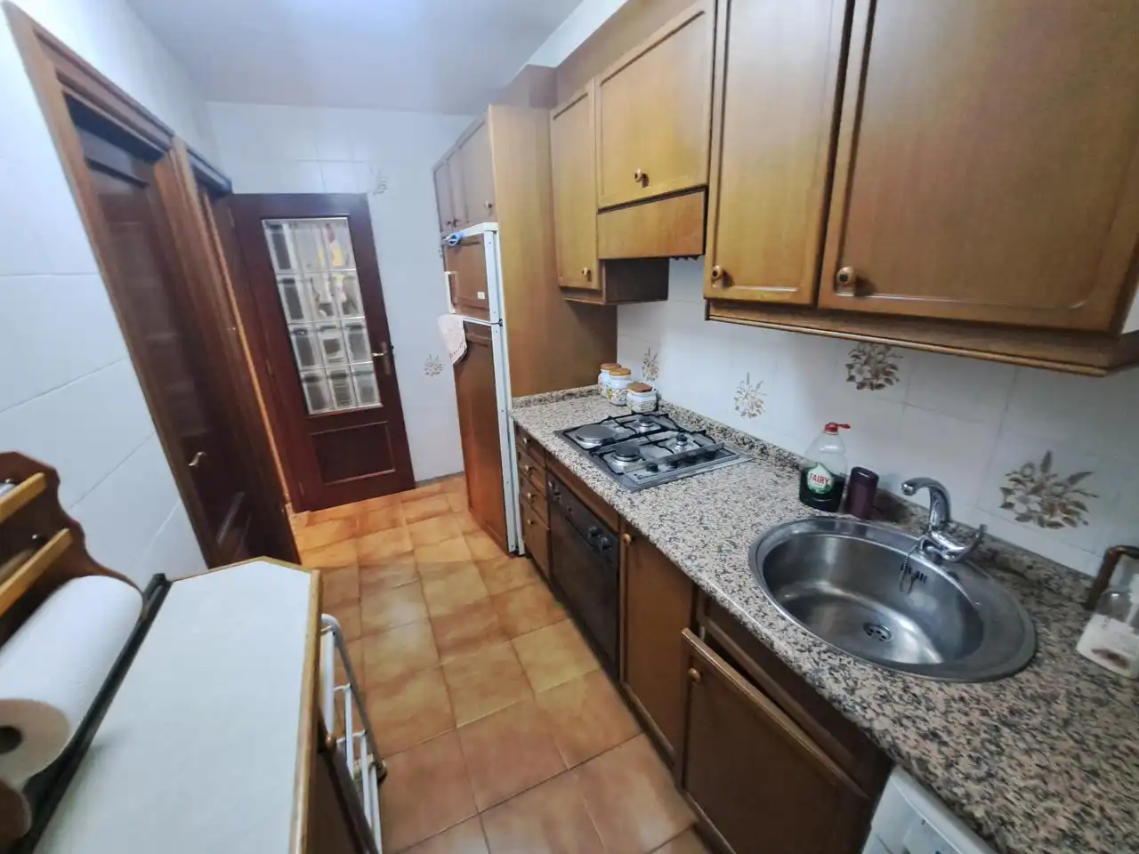 Kitchen of Flat for sale in Zaragoza  with Heating, Terrace and Storage room