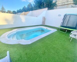 Swimming pool of Single-family semi-detached for sale in Málaga Capital  with Air Conditioner, Heating and Terrace