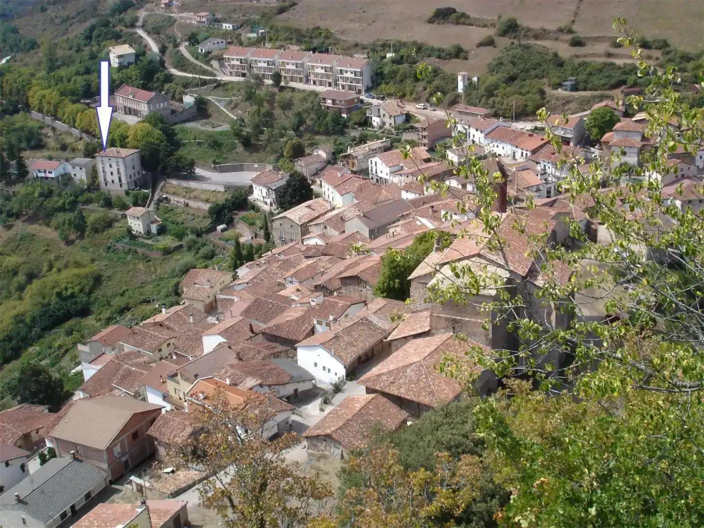 Vista exterior de Casa o chalet en venta en Nieva de Cameros con Jardín privado