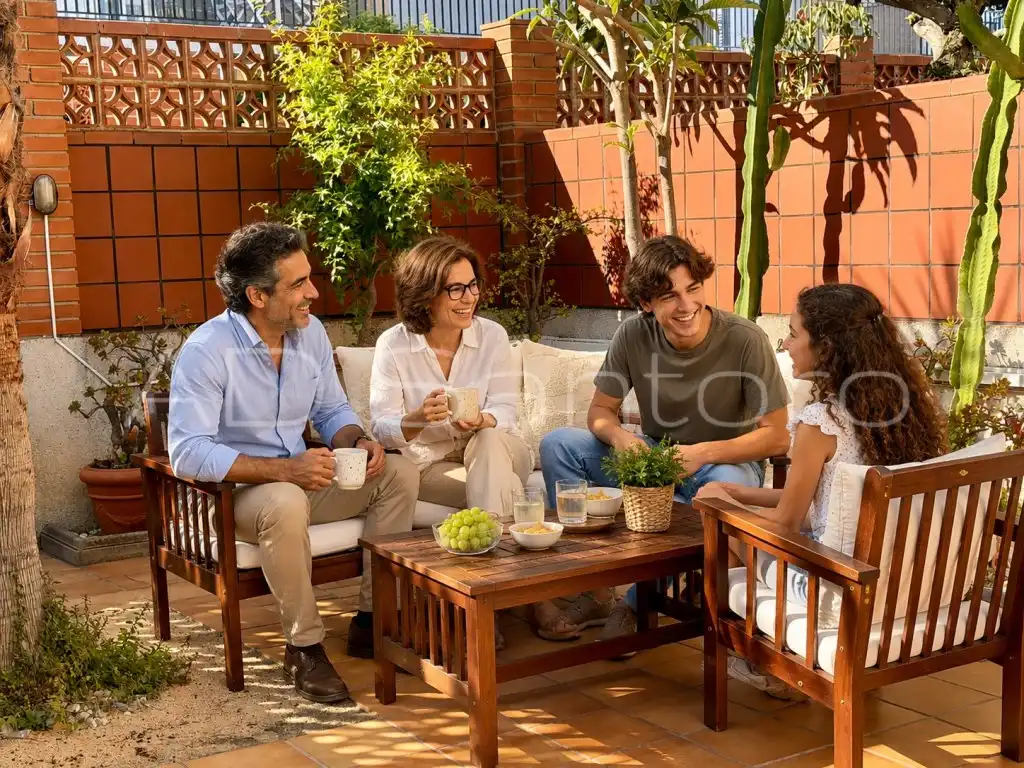 Jardí de Casa adosada en venda en Vilanova i la Geltrú