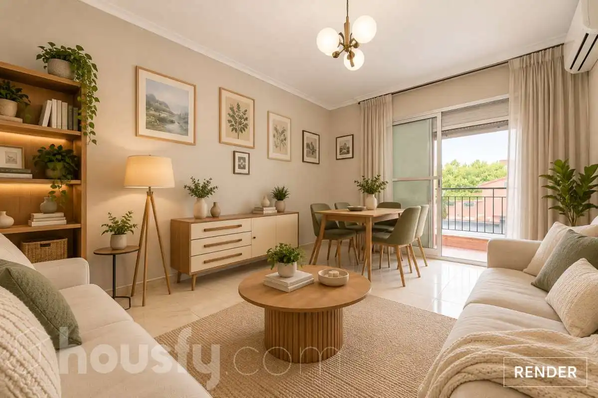 Sala de estar de Piso en venta en Carabanchel