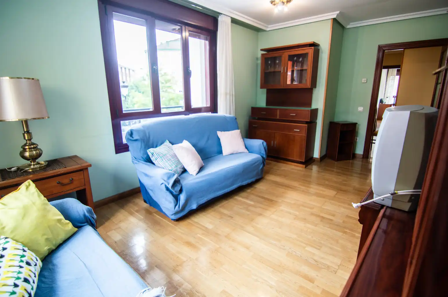 Bedroom of Flat for sale in Oviedo   with Heating, Parquet flooring and Terrace