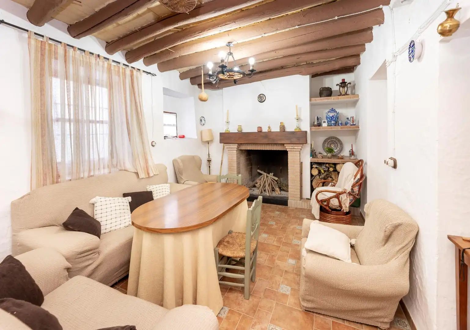Sala de estar de Finca rústica en venta en Píñar
