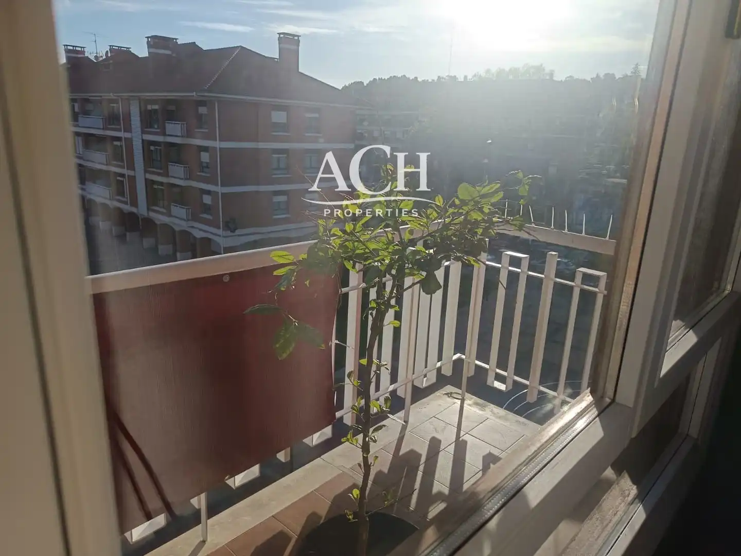 Terraza de Piso de alquiler en Sopela con Calefacción, Terraza y Amueblado