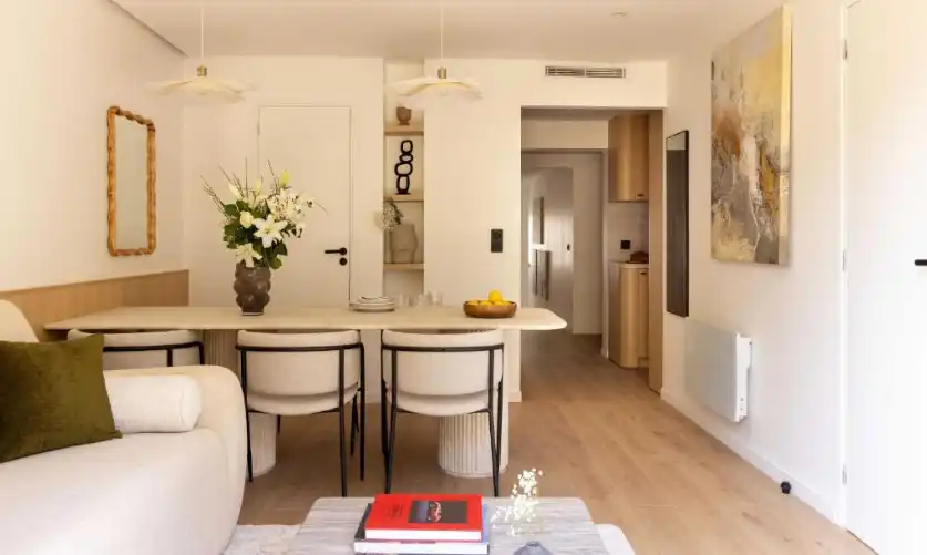Sala de estar de Piso en venta en Madrid con Aire acondicionado, Calefacción y Amueblado