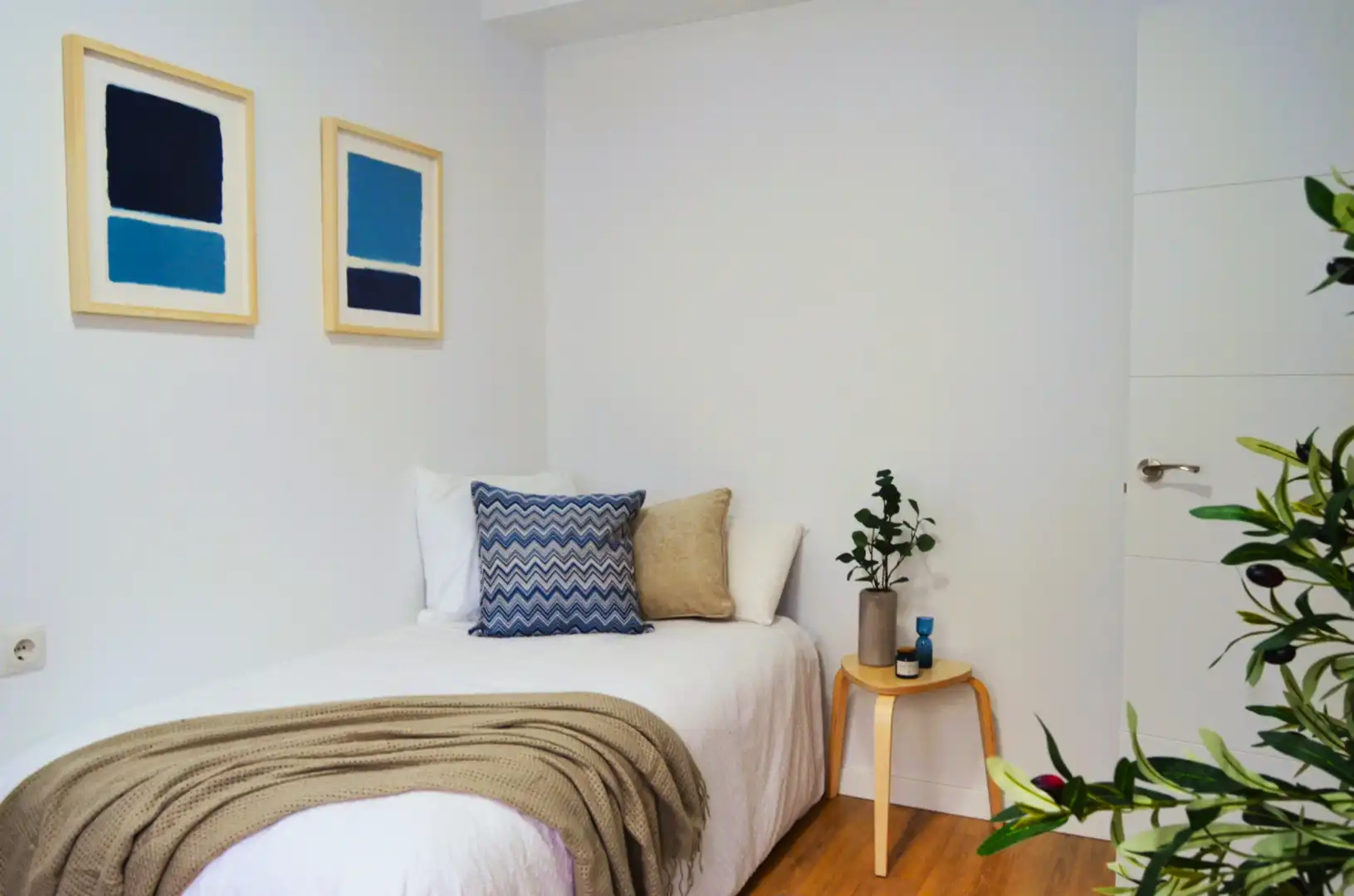 Bedroom of Flat for sale in Málaga