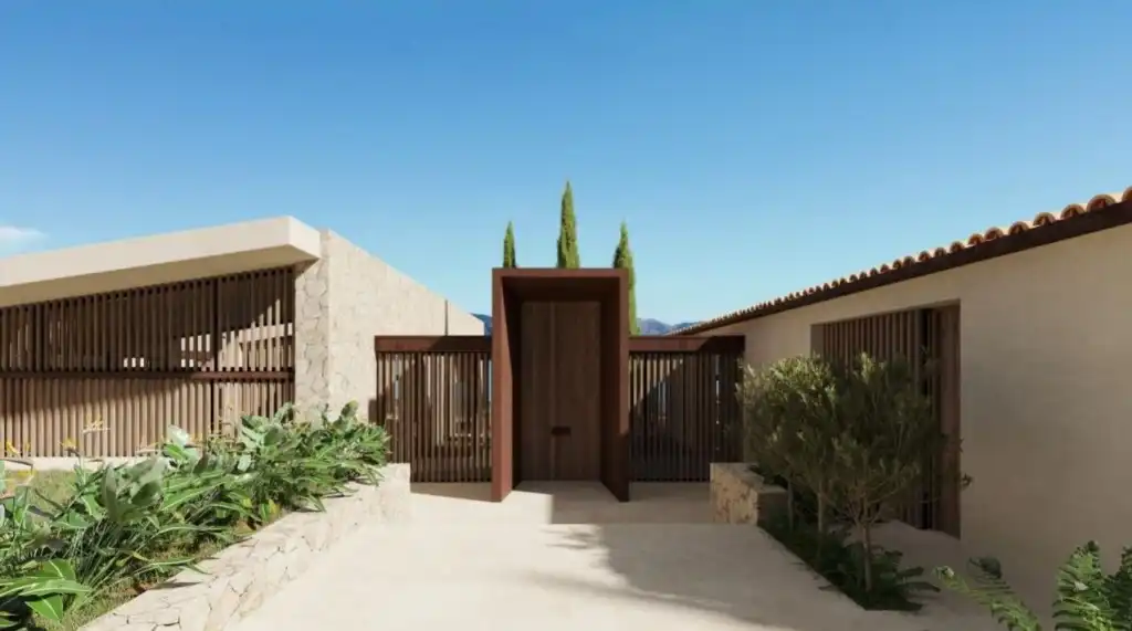 Vista exterior de Casa o xalet en venda en Alcúdia amb Aire condicionat, Jardí privat i Piscina