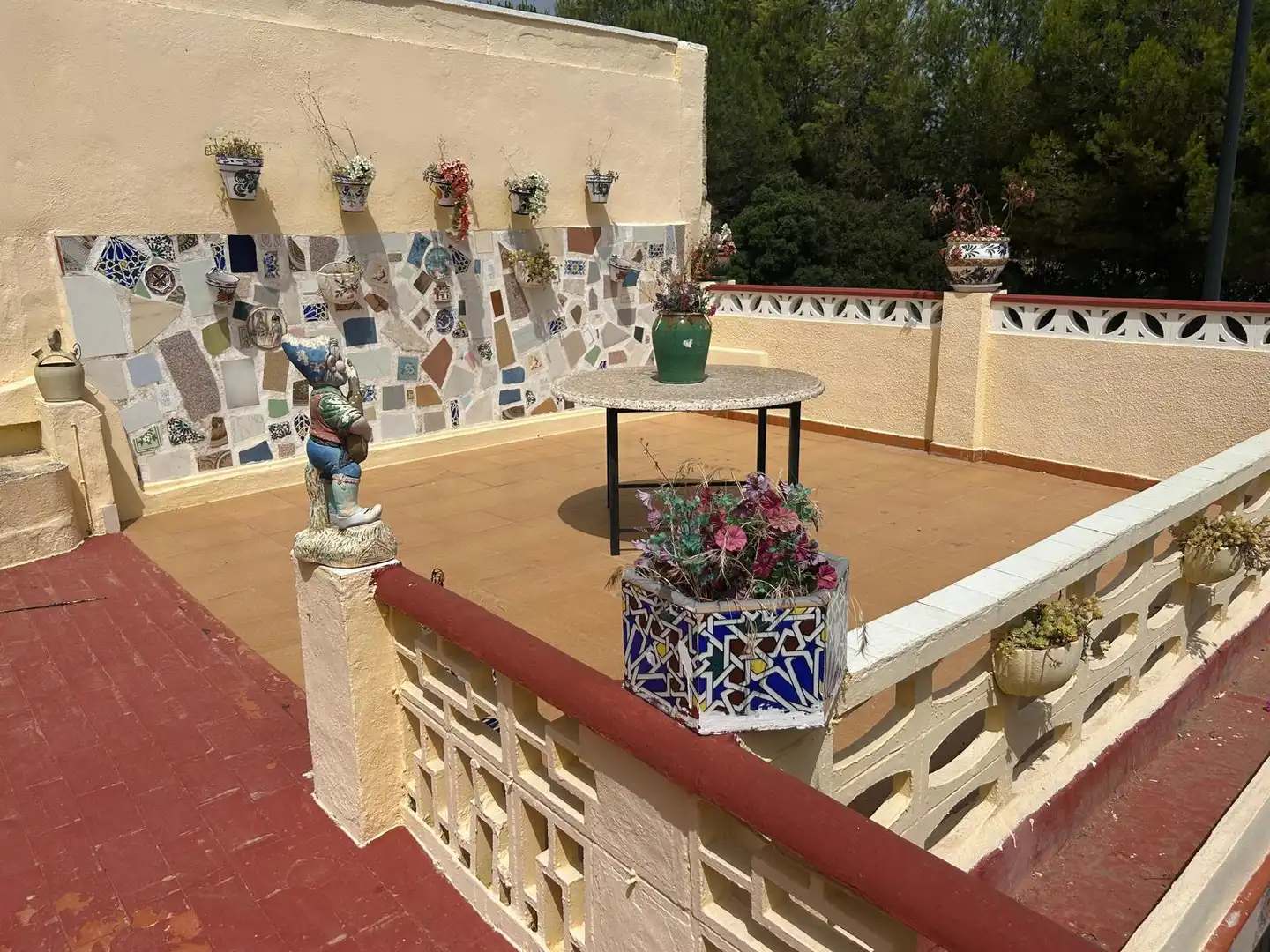 Terrassa de Casa o xalet de lloguer en Alborache amb Aire condicionat, Jardí privat i Terrassa