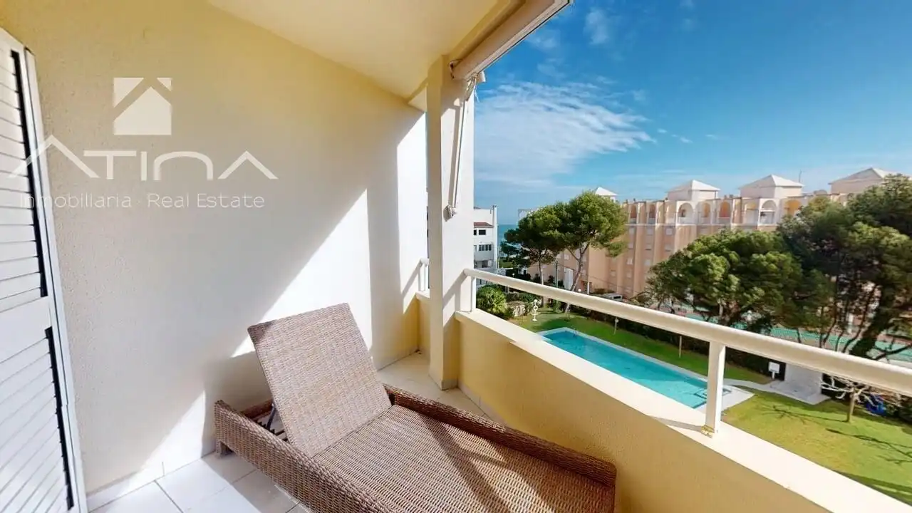 Außenansicht von Maisonette zum Verkauf in Jávea / Xàbia mit Klimaanlage, Heizung und Privatgarten