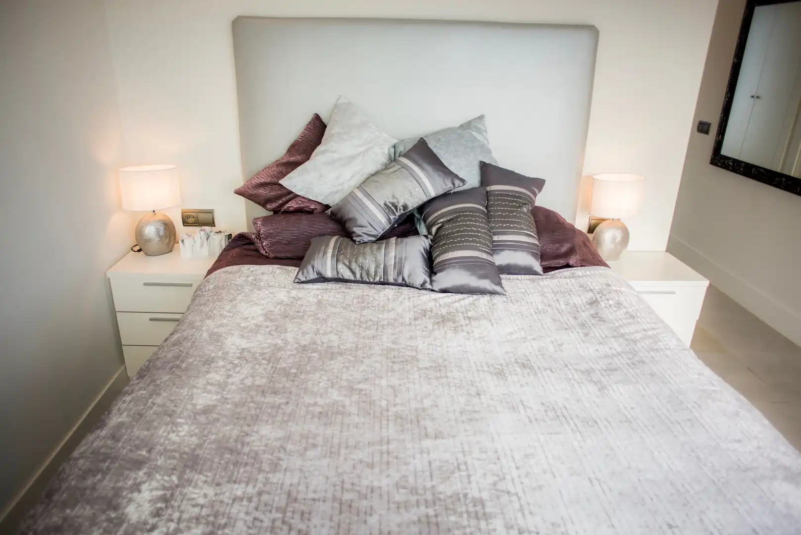 Bedroom of Houses for rent in Estepona  with Air Conditioner, Private garden and Swimming Pool