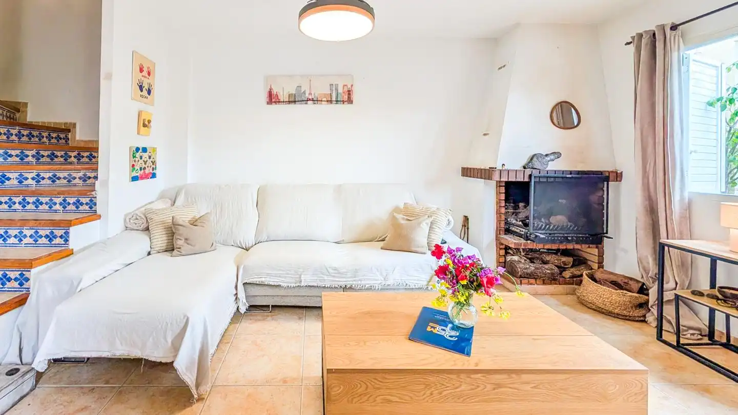 Living room of Detached homes for sale in Santa Pola  with Air Conditioner, Private garden and Terrace