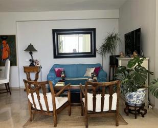 Living room of Apartment to rent in  Palma de Mallorca  with Air Conditioner, Private garden and Terrace