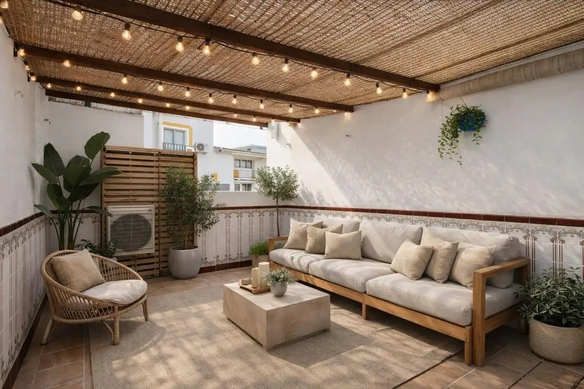 Terraza de Casa adosada en venta en Valle de Abdalajís con Calefacción, Terraza y Balcón