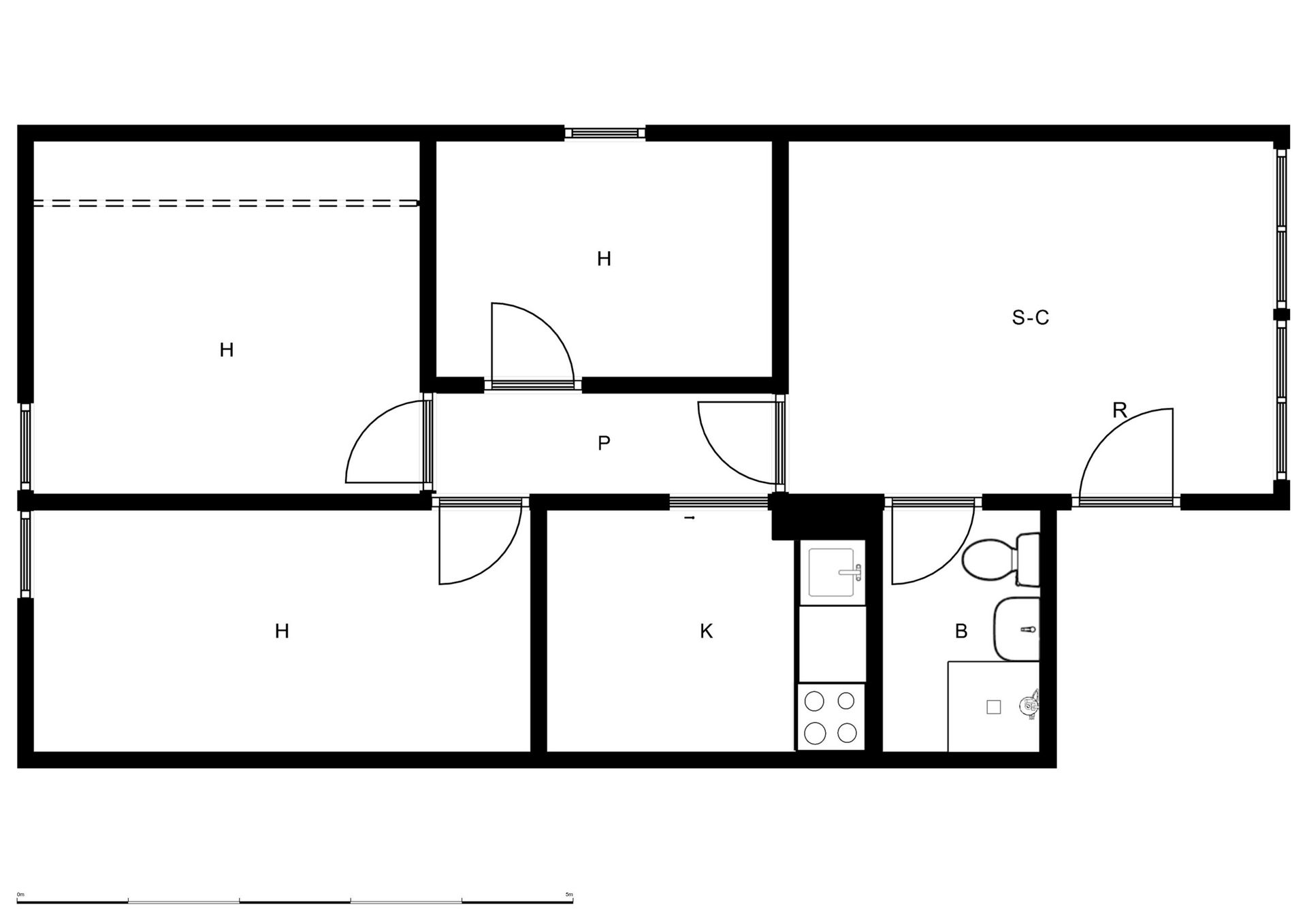 Flat to rent in  Madrid Capital  with Furnished, Oven and Washing machine