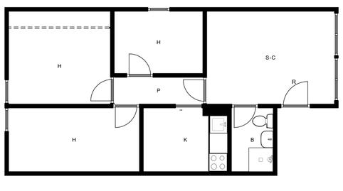 Photo 3 of Flat to rent in San Diego,  Madrid Capital