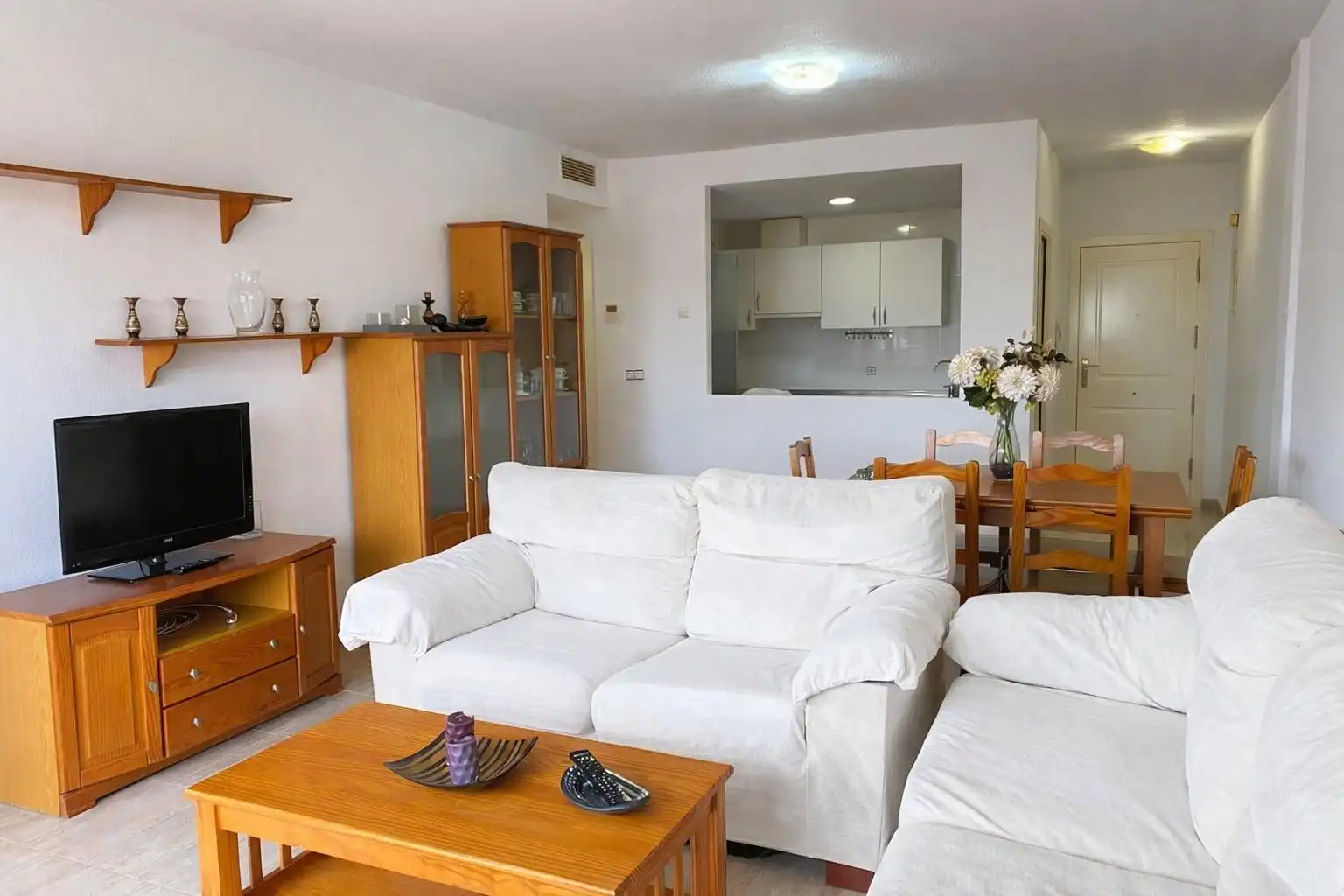 Wohnzimmer von Wohnung zum Verkauf in Águilas mit Klimaanlage, Terrasse und Abstellraum