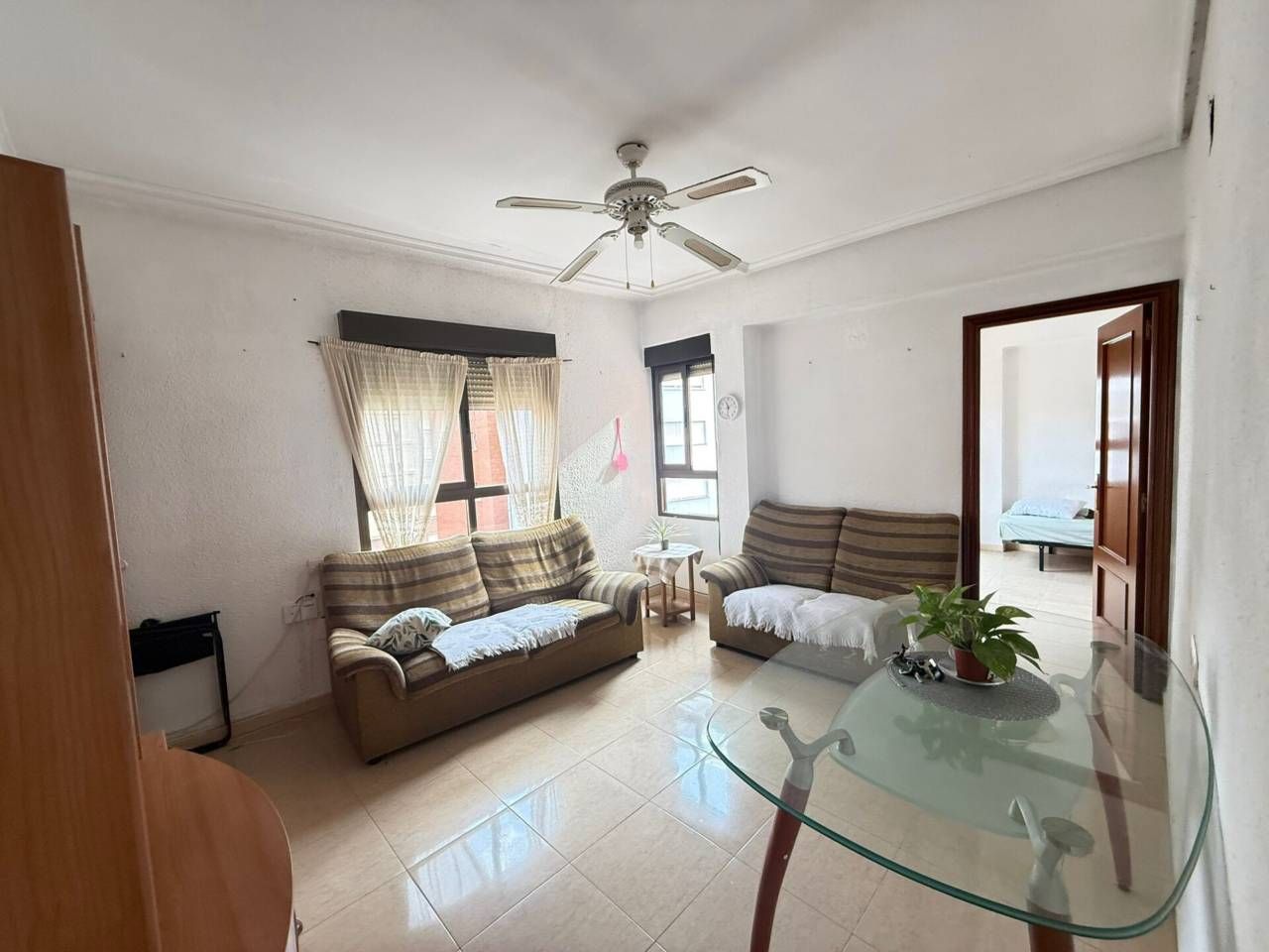 Living room of Flat to rent in Castellón de la Plana / Castelló de la Plana  with Furnished