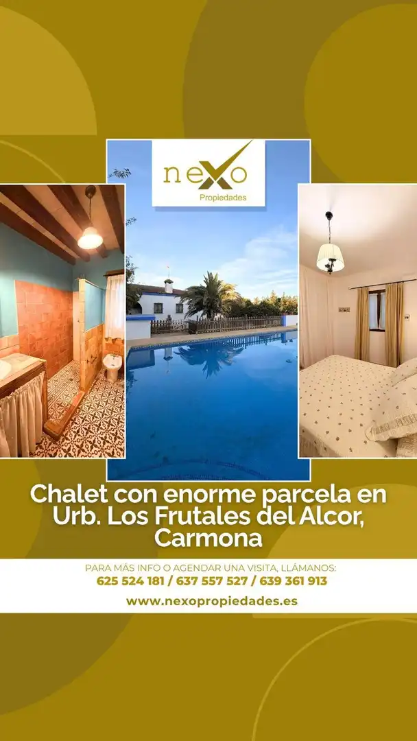 Chalet con piscina en venta en Carmona