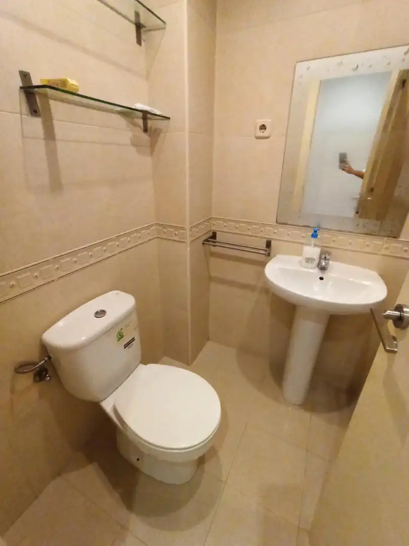 Baño de Planta baja de alquiler en Madrid con Terraza y Amueblado