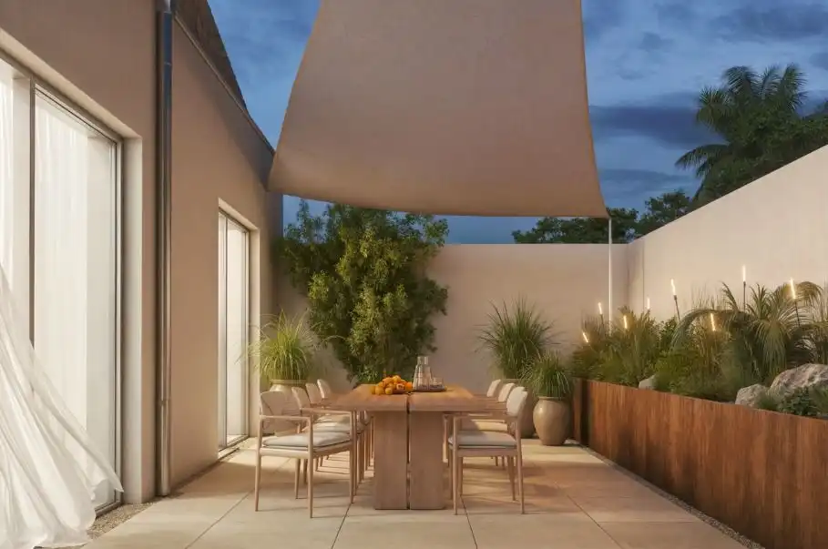 Terraza de Casa o chalet en venta en La Nucia con Aire acondicionado, Jardín privado y Piscina